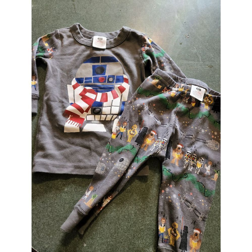 Hanna Anderson Star Wars™ R2-D2 Long John Pajamas 6-12 Months 70CM